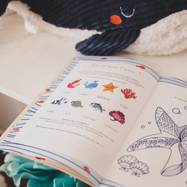 Cahier d'activités enfants Sloli éditions "L'océan"